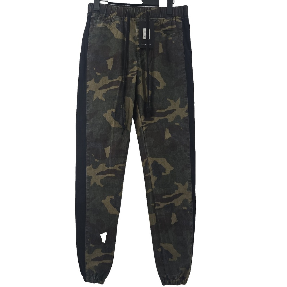 Fashion Nova Camouflage Drawstring Pull On Jogger Pants Junior Size Medium M New